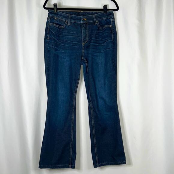 Talbots Bootcut jeans no size tag see measurements (10/12) - dark wash - Picture 1 of 9